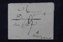 BELGIQUE. - Marque Postale De Liège Sur Lettre En 1807 - L 104085 - 1794-1814 (Période Française)