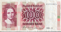 Norway 100 Kroner, P-43c (1986) - Very Fine - Norvège