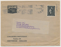 Envelop Amsterdam 1938 - Cinchona Instituut - Kinine - Ohne Zuordnung