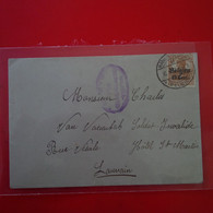 LETTRE NAMUR POUR LOUVAIN 1917 TIMBRE AVEC SURCHARGE - Briefe U. Dokumente