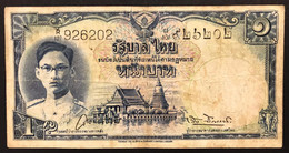 TAILANDIA THAILAND 1 BAHT Pick#69b 1949 Lotto.098 - Thailand