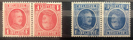België, 1922-28, KP1-2, Postfris **, OBP 23.25€ - Inverted (tête-bêche)