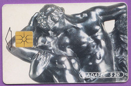 Telecarte °_ Mexique-La Eterna Primavera-Auguste Rodin N°2-$20- R/V 3790 - Mexiko