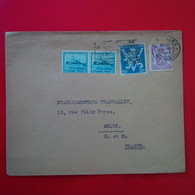 LETTRE BRUSSEL PUB F.E.BRASSEUR MANUFACTURE BAS POUR VARICES POUR MELUN - Cartas & Documentos