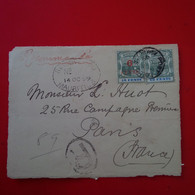 DEVANT DE LETTRE RECOMMANMAURITIUS MAURICE 1909 TIMBRE AVEC SURCHARGE - Maurice (1968-...)