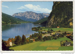 SCHARFLING Am Mondsee, Mit Höllengebirge , Marke M. Randstück - Mondsee