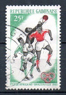 GABON. N°182 Oblitéré De 1965. Football Aux Jeux Africains De Brazzaville. - Gebruikt