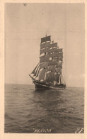 MEDWAY * Carte Photo * Bateau Voilier Goëlette * 3 Mâts * Medway - Sailing Vessels