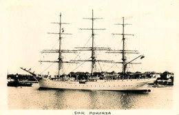 DAR POMORZA * Carte Photo * Bateau Voilier Goëlette * 3 Mâts * Dar Pomorza - Sailing Vessels