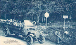 38 ISERE Le Tacot Bus Du Massif De La Chartreuse Sur La Route De St Pierre D'Entremont Au Col De Cucheron - Saint-Pierre-d'Entremont