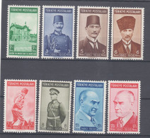 TURKEY / 1940  STAMPS ,THE 1ST ANNIVERSARY OF THE DEATH OF ATATURK ,THE 11TH BALKAN GAMES - Oblitérés