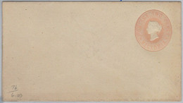 40185 - VICTORIA Australia  -  POSTAL STATIONERY COVER: Higgings & Gage  # 7b SIZE A Laid Paper - Lettres & Documents