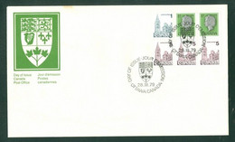 Parlement + Reine / Parliament; Timbres Scott # 789 + 797 + 800 Stamps; Pli Premier Jour / First Day Cover (6576) - Cartas & Documentos