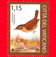Nuovo - MNH - VATICANO - 2021 - Europa – Uccelli - Fauna Selvatica A Rischio Di Estinzione – Scricciolo – 1.15 - Ongebruikt
