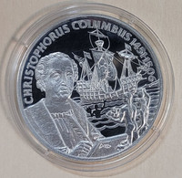 Sea Explorers - Christopher Columbus 1451-1506. Sailing Ship. Silver. PROOF - Sonstige & Ohne Zuordnung