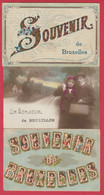 Bruxelles - Lot 6 Cartes Postales Fantaisies ... Souvenir De .... ( Voir Verso ) - Lotes Y Colecciones