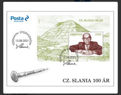 Faroe Islands.2021.Czesław Słania -  Postage Stamp And Banknote Engraver.FDC. - Emissions Communes