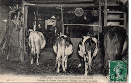 CPA - Coutumes, Moeurs Et Costumes Bretons - Intérieur De Ferme - Artisanat