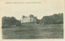 Beg-Meil 1933; Château De Bot-Conan. Vue Prise De La Prairie Du Tennis - Voyagé. (Collection Villard - Quimper) - Beg Meil