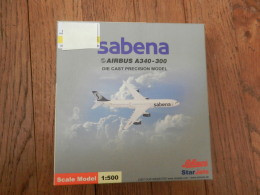 SCHUCO STAR JETS AIRBUS A340 300 SABENA  1/500 - Luchtvaart