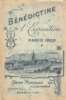 76-FECAMP-POCHETTE DE 6 CARTES POSTALES OFFERTES PAR LA BENEDICTINE -L'EXPOSITION PARIS 1900 - Fécamp