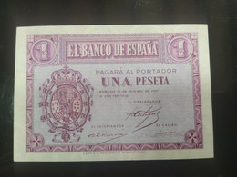 CRBE00016 BILLETE ESPAÑA 1 PESETA 1937 SERIE B SIN CIRCULAR 75 - Other & Unclassified