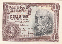 CRBS0055 BILLETE ESPAÑA 1 PESETA 1953 SIN SERIE SIN CIRCULAR 15 - Sonstige & Ohne Zuordnung