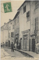 D 83.  BESSE SUR ISSOLE.  RUE LONGUE  LE COIFFEUR  MAGASIN  AN 1916 - Besse-sur-Issole