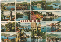 AA187 Lago Di Como - Panorama Vedute Multipla / Viaggiata 1977 - Altre Città