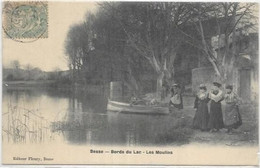 D 83.  BESSE SUR ISSOLE. BORDS DU LAC. LES MOULINS AN 1903 - Besse-sur-Issole