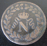 France - Monnaie Un Décime Napoléon 1er 1815 BB (Strasbourg) - D. 10 Céntimos