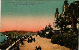 CPA AK MONACO - MONTE-CARLO - Les Terrasses Et Le Casino (476709) - Terrassen