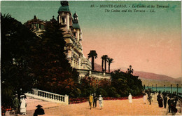 CPA AK MONACO - MONTE-CARLO - Le Casino Et Les Terrasses (476812) - Les Terrasses