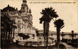 CPA AK MONACO - MONTE-CARLO - Le Casino Et Les Terrasses (476820) - Terrassen