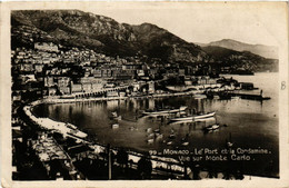 CPA AK MONACO - Le Port Et La CONDAMINE (476838) - La Condamine