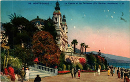 CPA AK MONACO - MONTE-CARLO - Le Casino Et Les Terrasses (476873) - Terrassen