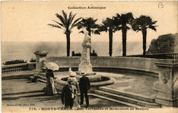 CPA AK MONACO - MONTE-CARLO - Les Terrasses Et Monument (476915) - Las Terrazas