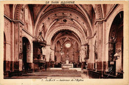 CPA AK Alban - Int. De L'Église (477534) - Alban