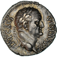 Monnaie, Vespasien, Denier, 69-70, Ephesos, Extrêmement Rare, SUP, Argent - The Flavians (69 AD Tot 96 AD)