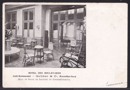 Bruxelles - Hôtel Des Boulevards - Hall Et Salle De Lecture - Cafés, Hotels, Restaurants Bruxelles - Hôtel Des Boulevar - Pubs, Hotels, Restaurants