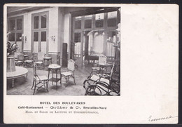 Bruxelles - Hôtel Des Boulevards - Hall Et Salle De Lecture - Cafés, Hotels, Restaurants Bruxelles - Hôtel Des Boulevar - Cafés, Hôtels, Restaurants
