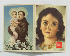07733 144/ CALENDARIETTO RELIGIOSO 1961 - Orfanotrofio Femminile Antoniano - Petit Format : 1961-70