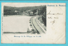 * Gileppe (Liège - Luik - La Wallonie) * (Editeur Félix De Ruyter, Huy 1899) Barrage De La Gileppe, Lion, Près Verviers - Gileppe (Stuwdam)