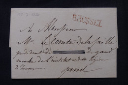 BELGIQUE. - Marque Postale De Bruxelles Sur Lettre En 1820 Pour Gand - L 104096 - 1815-1830 (Hollandse Tijd)