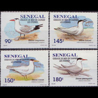 SENEGAL 1995 - Scott# 1183-6 Endang.Birds Set Of 4 MNH - Sénégal (1960-...)