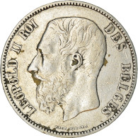 Monnaie, Belgique, Leopold II, 5 Francs, 5 Frank, 1873, TTB, Argent, KM:24 - 5 Frank