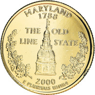 Monnaie, États-Unis, Maryland, Quarter, 2000, U.S. Mint, Denver, Golden, FDC - 2010-...: National Parks