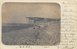 80-MER- CARTE-PHOTO- UNE VUE - Mers Les Bains