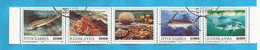 1993  2589-92 AUSVERKAUF  JUGOSLAVIJA  JUGOSLAWIEN FISCH MEERESTIERE  USED - Used Stamps