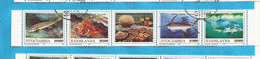 1993  2589-92 AUSVERKAUF  JUGOSLAVIJA  JUGOSLAWIEN FISCH MEERESTIERE  USED - Used Stamps